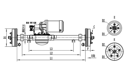 Assembly Rear Axle/Back Axle Seri HQ155Y